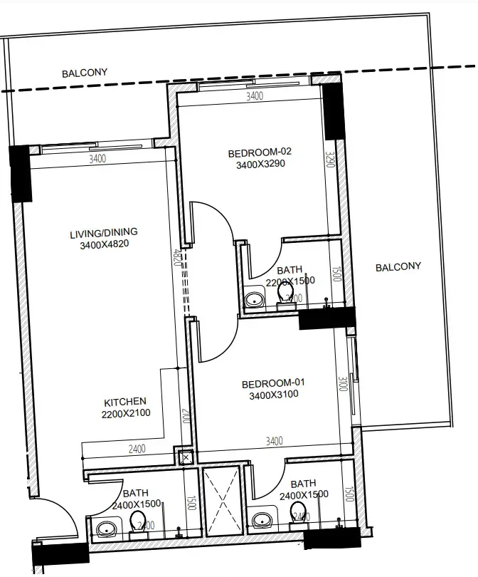 Dugasta Astra South floor plan