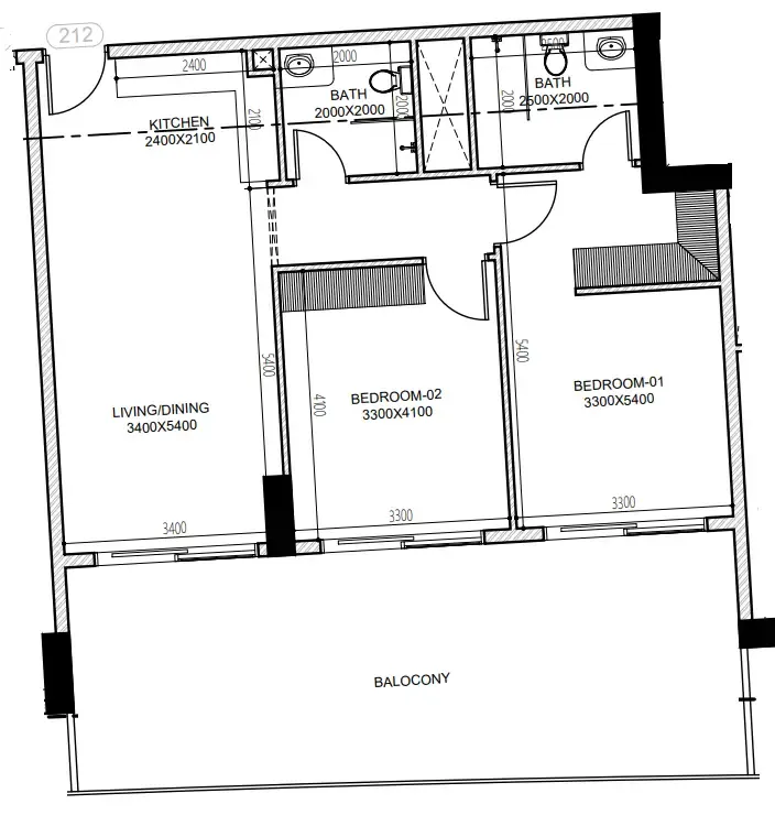 Dugasta Astra South floor plan