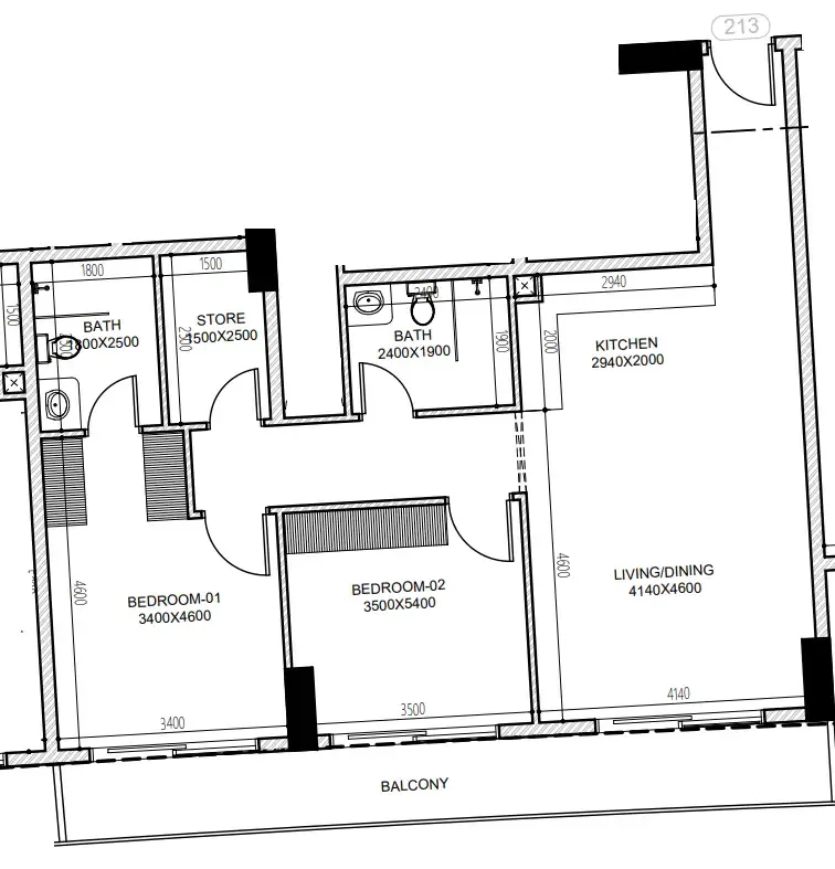Dugasta Astra South floor plan