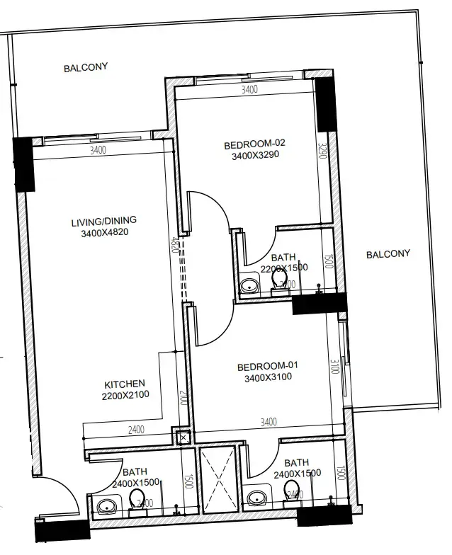 Dugasta Astra South floor plan