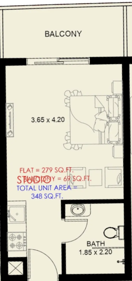 Dugasta Astra South floor plan
