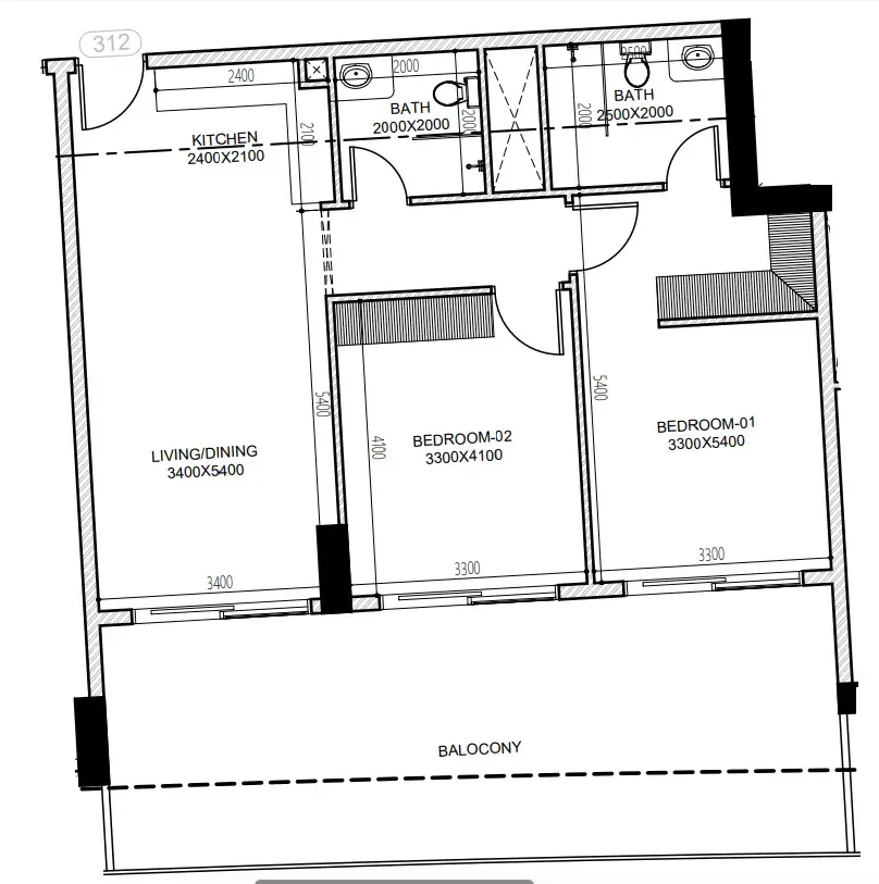 Dugasta Astra South floor plan