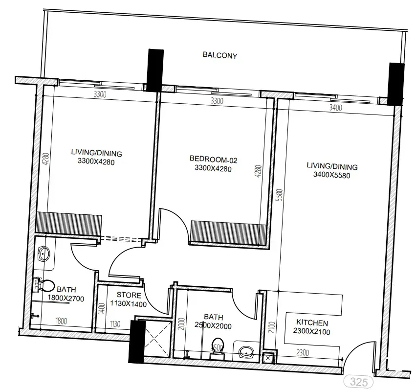 Dugasta Astra South floor plan