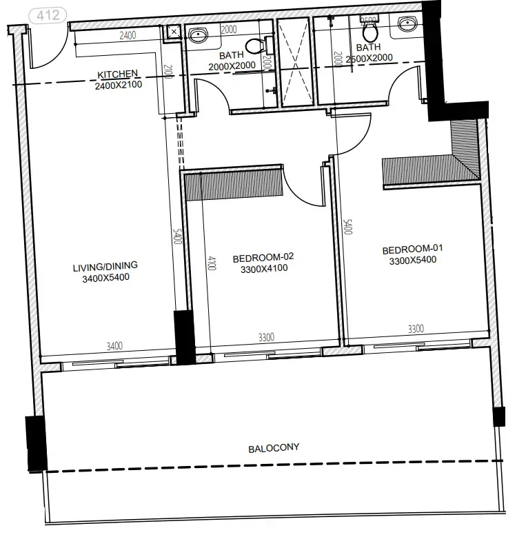 Dugasta Astra South floor plan
