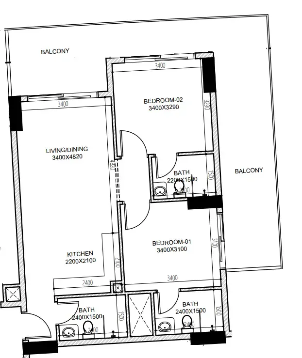 Dugasta Astra South floor plan