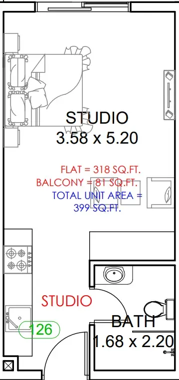 Dugasta Astra South floor plan