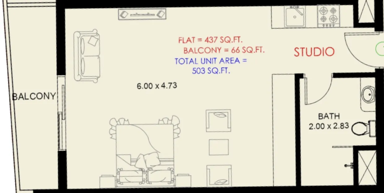 Dugasta Astra South floor plan