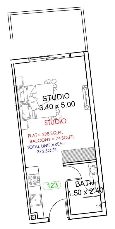 Dugasta Astra South floor plan
