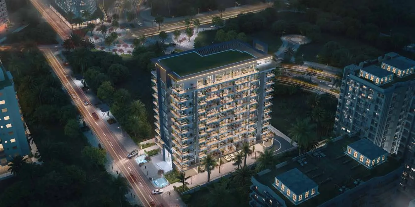 Exterior at Aum 99 Residences in Dubai Land Residence Complex Dubai
