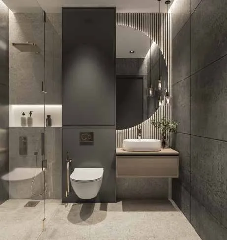 Interior at Aum 99 Residences in Dubai Land Residence Complex Dubai