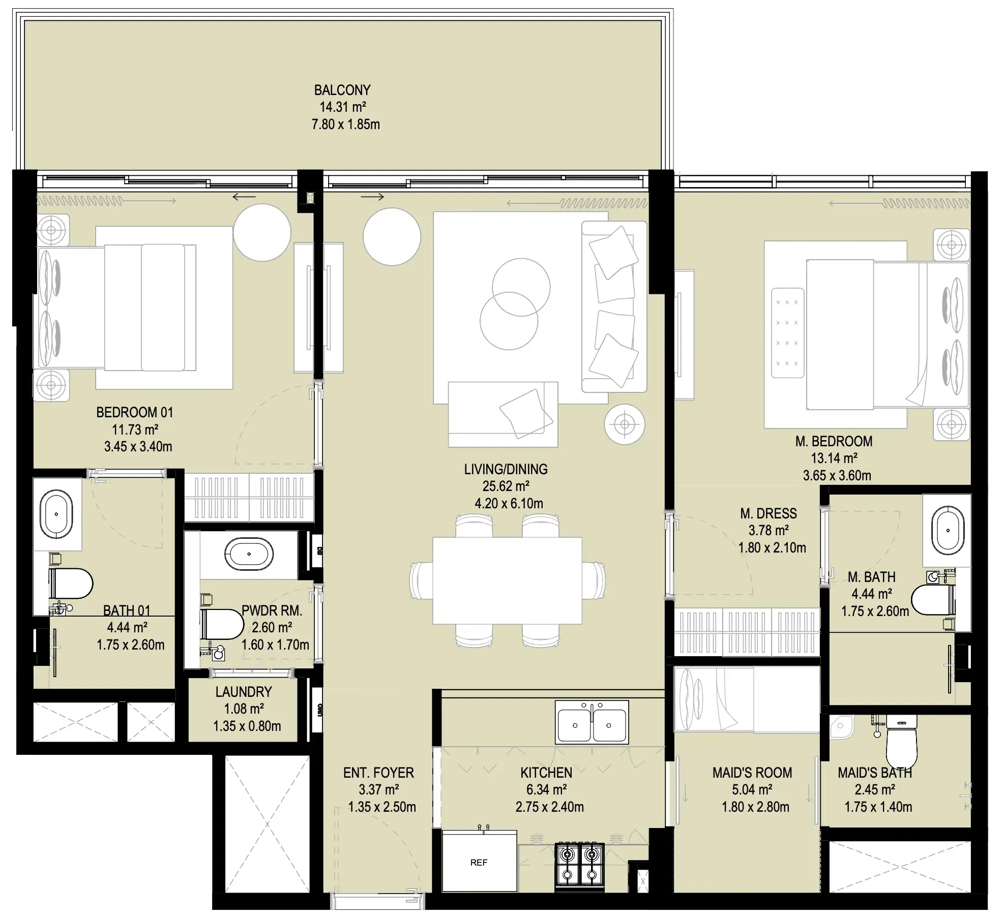 Aura Infinite Real Estate Development Aura Prestige floor plan