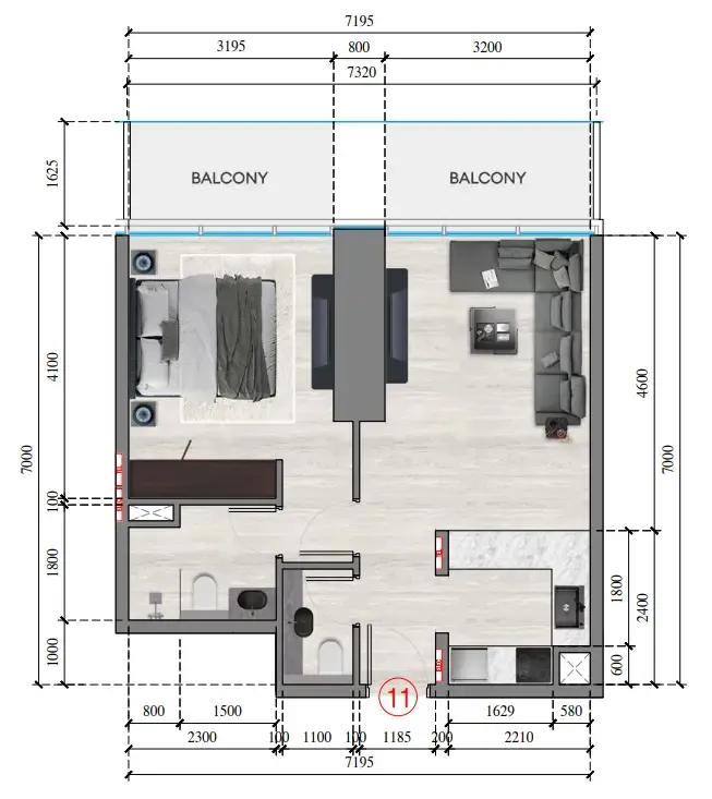 Tiger Group Auresta Tower floor plan