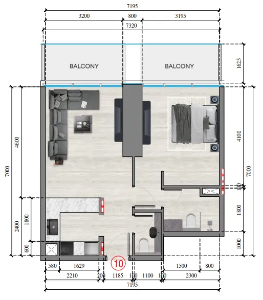 Tiger Group Auresta Tower floor plan