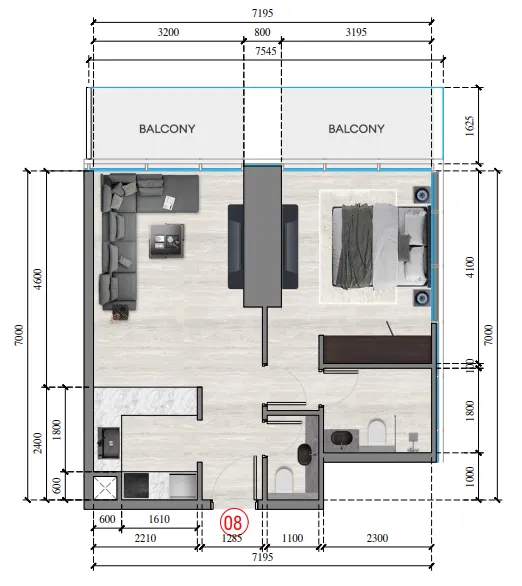 Tiger Group Auresta Tower floor plan