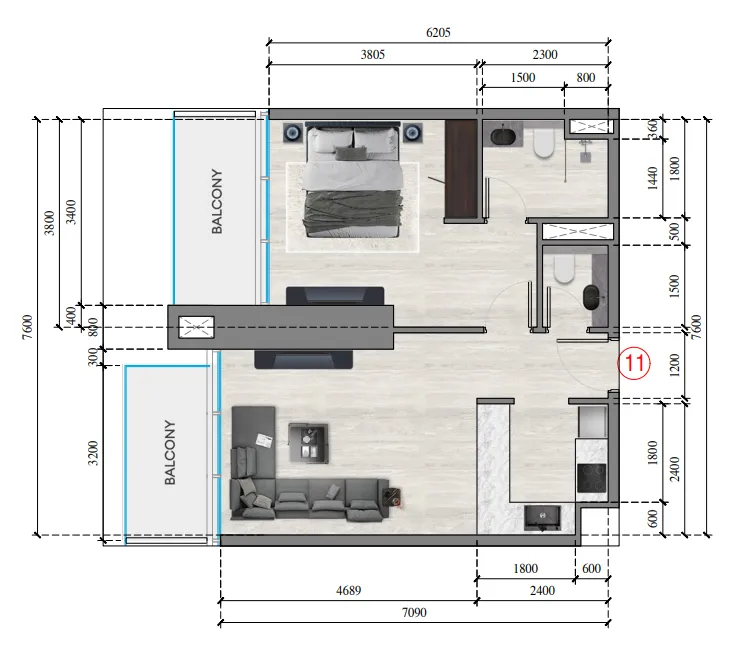 Tiger Group Auresta Tower floor plan
