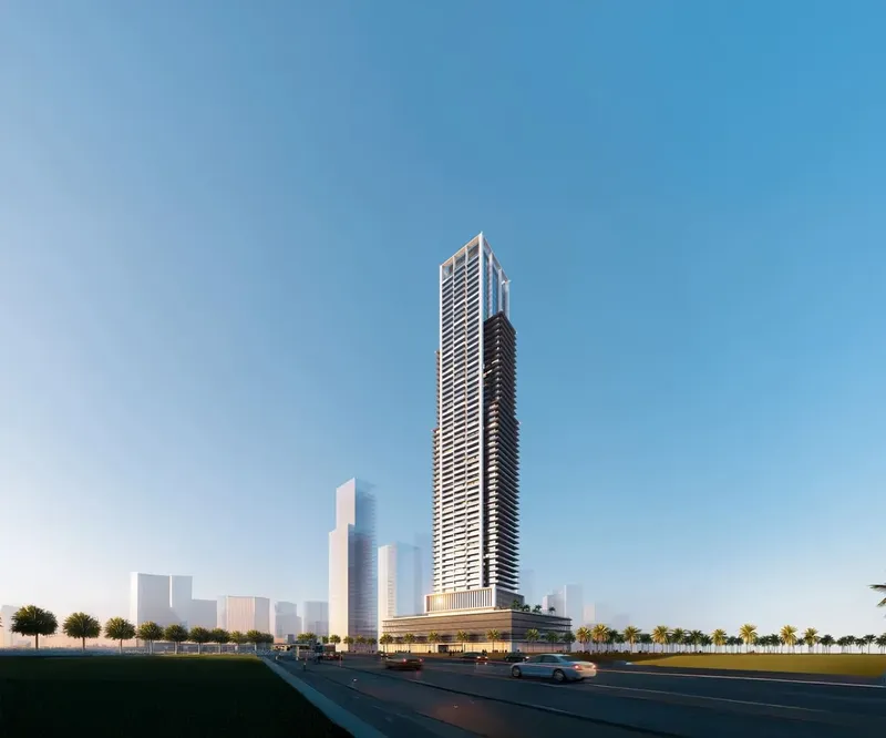 Exterior at Auresta Tower in JVC (Jumeirah Village Circle) Dubai