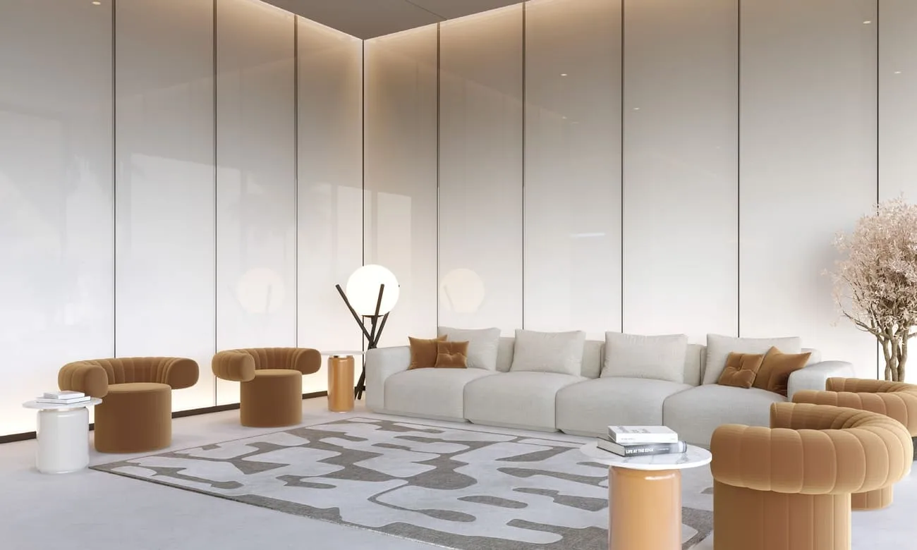 Lobby at Auresta Tower in JVC (Jumeirah Village Circle) Dubai