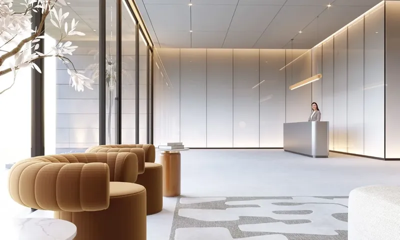 Lobby at Auresta Tower in JVC (Jumeirah Village Circle) Dubai
