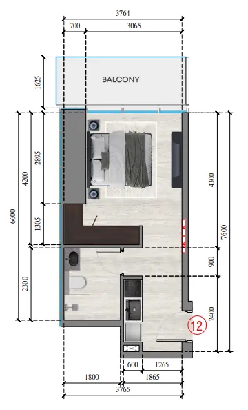 Tiger Group Auresta Tower floor plan