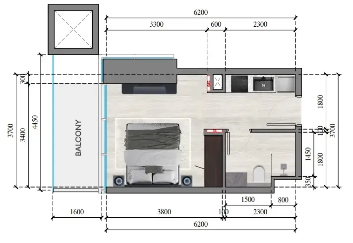 Tiger Group Auresta Tower floor plan