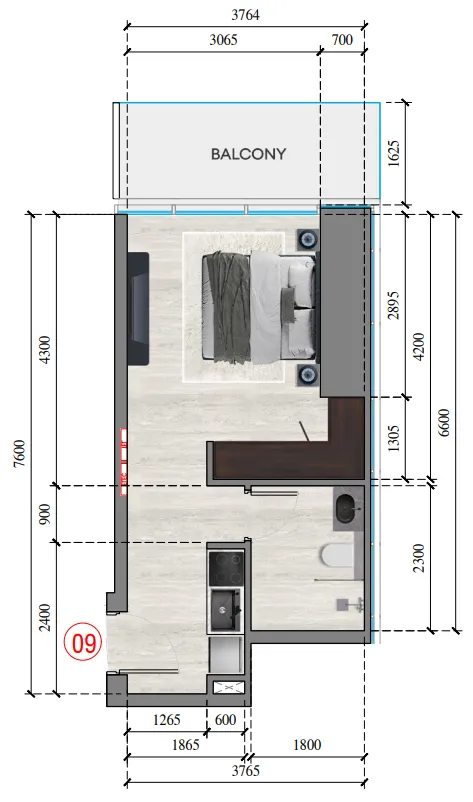 Tiger Group Auresta Tower floor plan