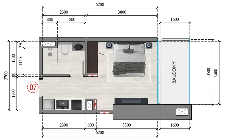 Tiger Group Auresta Tower floor plan