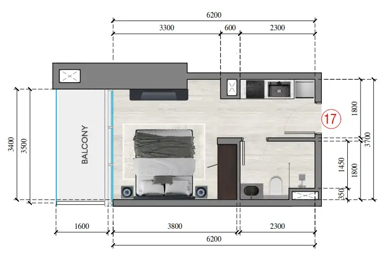 Tiger Group Auresta Tower floor plan