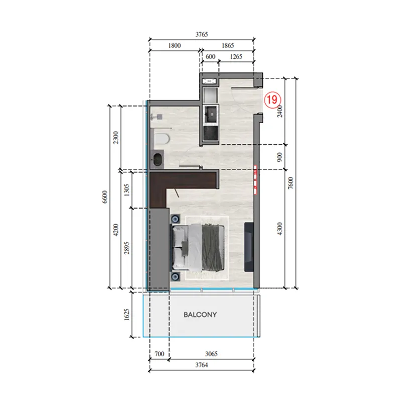 Tiger Group Auresta Tower floor plan