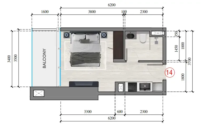 Tiger Group Auresta Tower floor plan