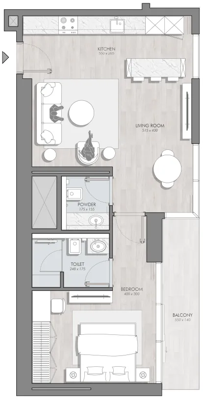 Skyline Builders Avant Garde Residences 2 floor plan