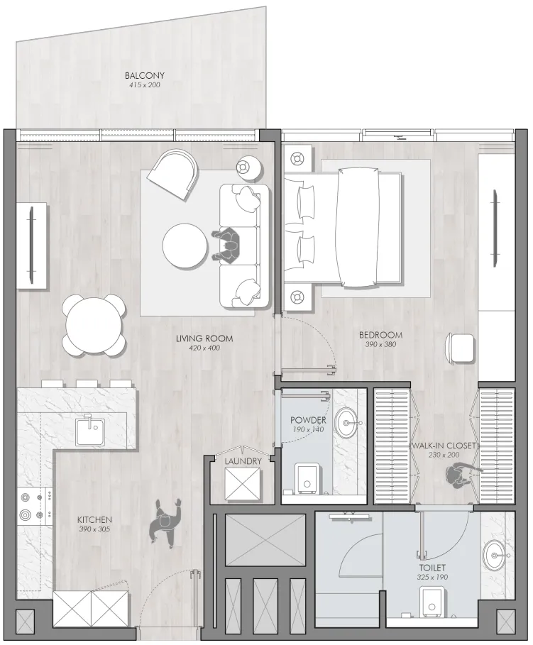 Skyline Builders Avant Garde Residences 2 floor plan