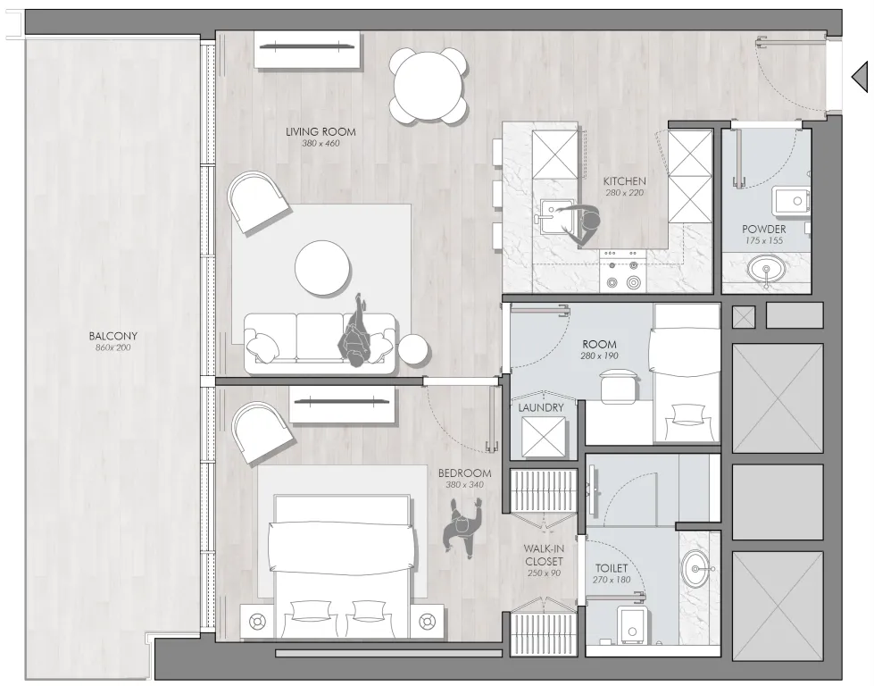 Skyline Builders Avant Garde Residences 2 floor plan