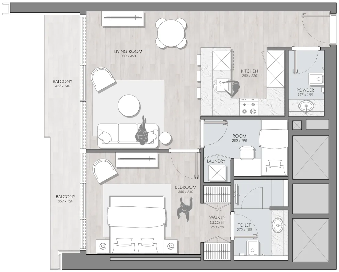 Skyline Builders Avant Garde Residences 2 floor plan