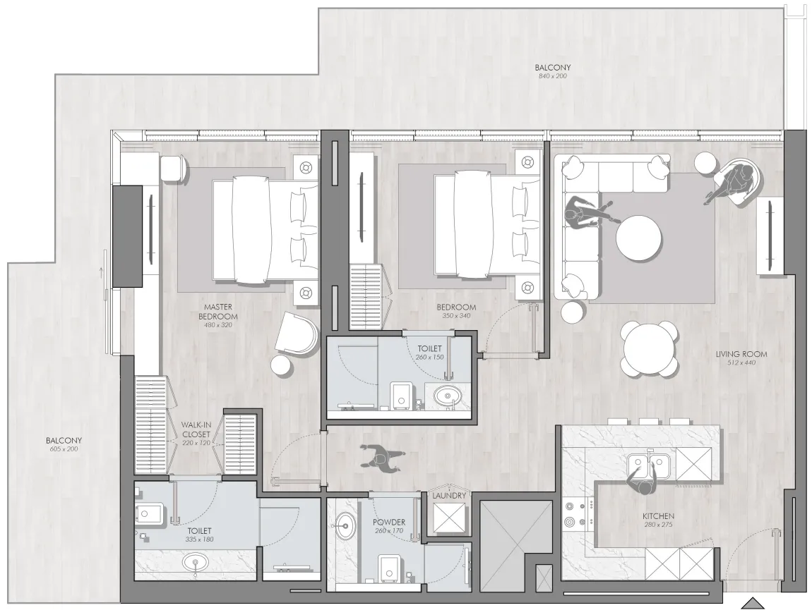 Skyline Builders Avant Garde Residences 2 floor plan