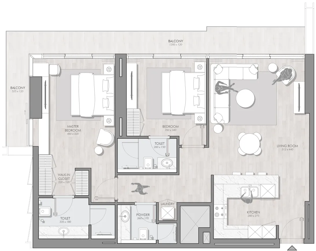 Skyline Builders Avant Garde Residences 2 floor plan