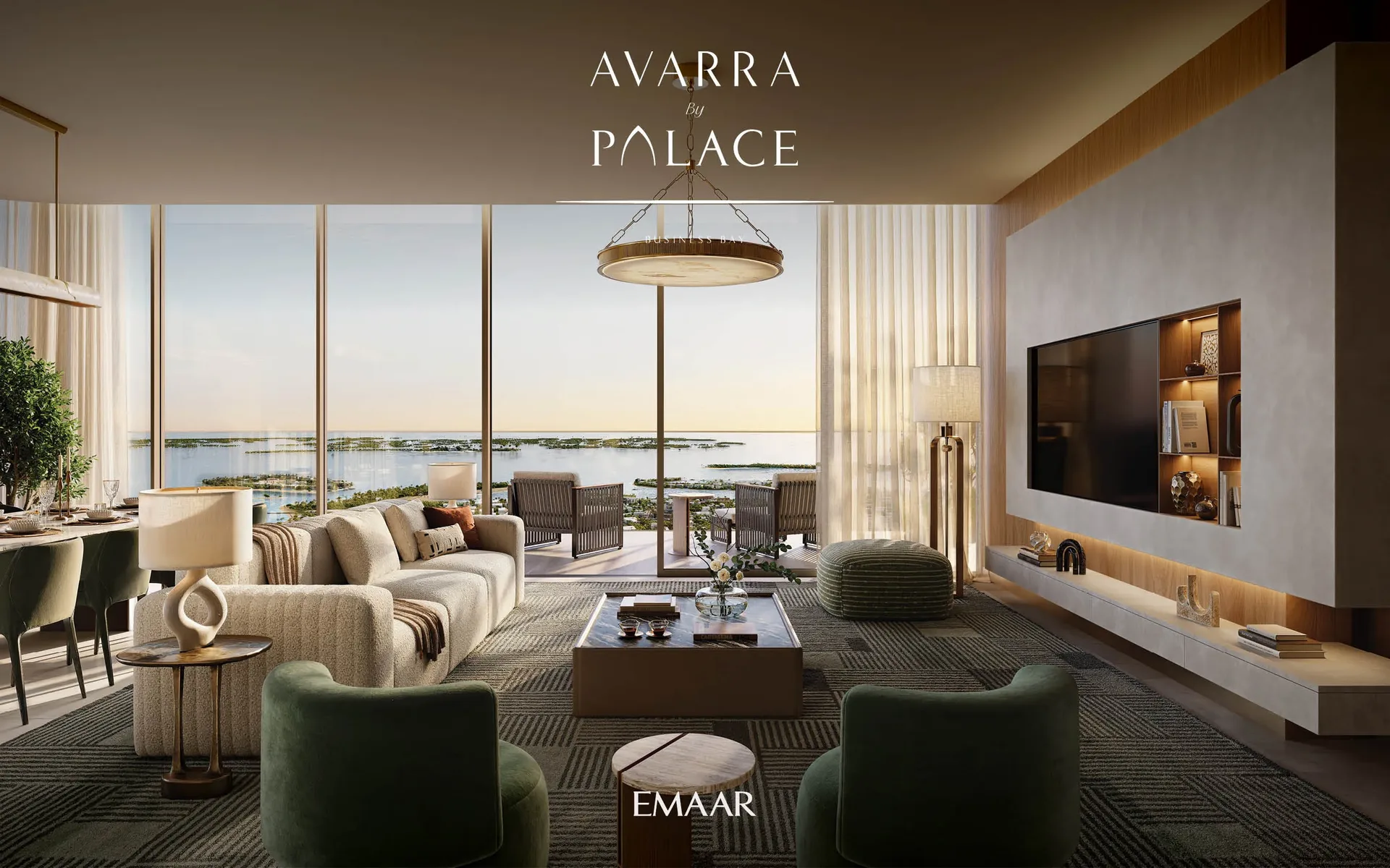 Interior at Avarra by Palace in Dubai