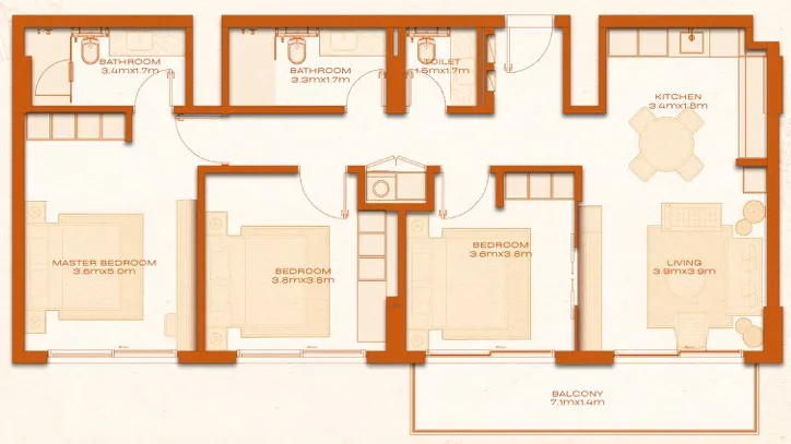 Avenew Development Avenew 888 - Modo floor plan