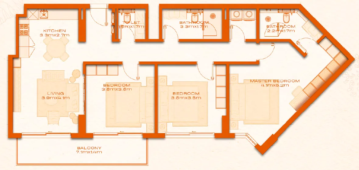 Avenew Development Avenew 888 - Modo floor plan