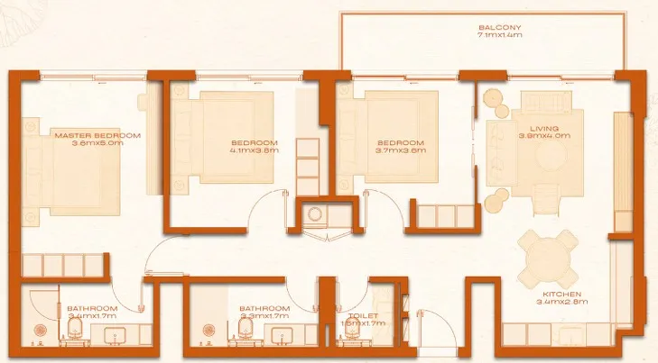 Avenew Development Avenew 888 - Modo floor plan