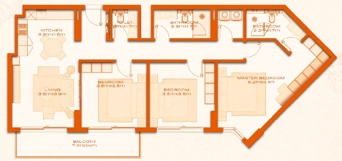 Avenew Development Avenew 888 - Modo floor plan