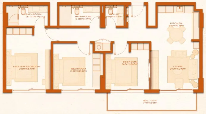 Avenew Development Avenew 888 - Modo floor plan
