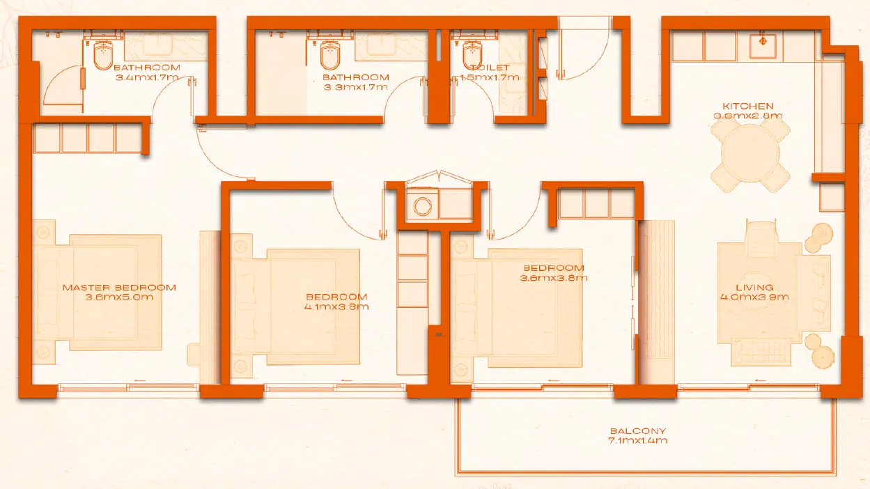 Avenew Development Avenew 888 - Modo floor plan