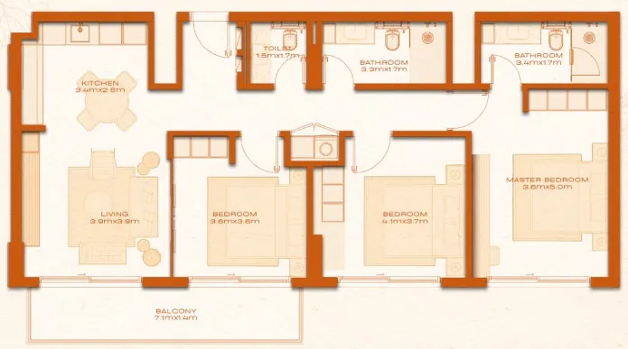 Avenew Development Avenew 888 - Modo floor plan
