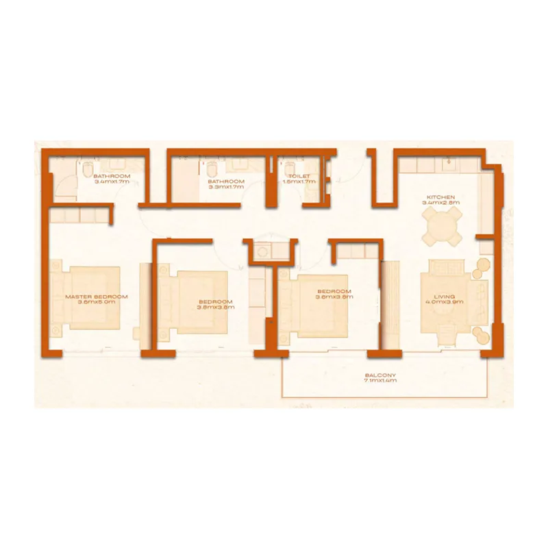 Avenew Development Avenew 888 - Modo floor plan