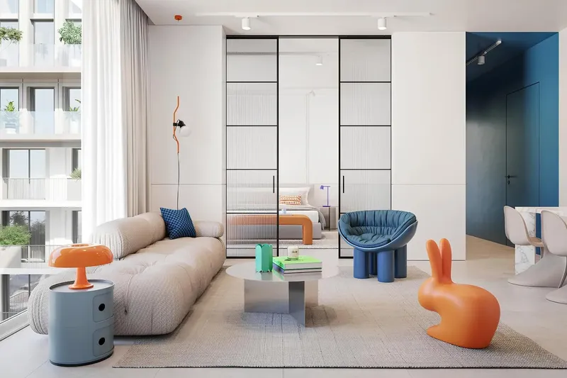 Interior at Avenew 888 - Modo in Dubai South Dubai