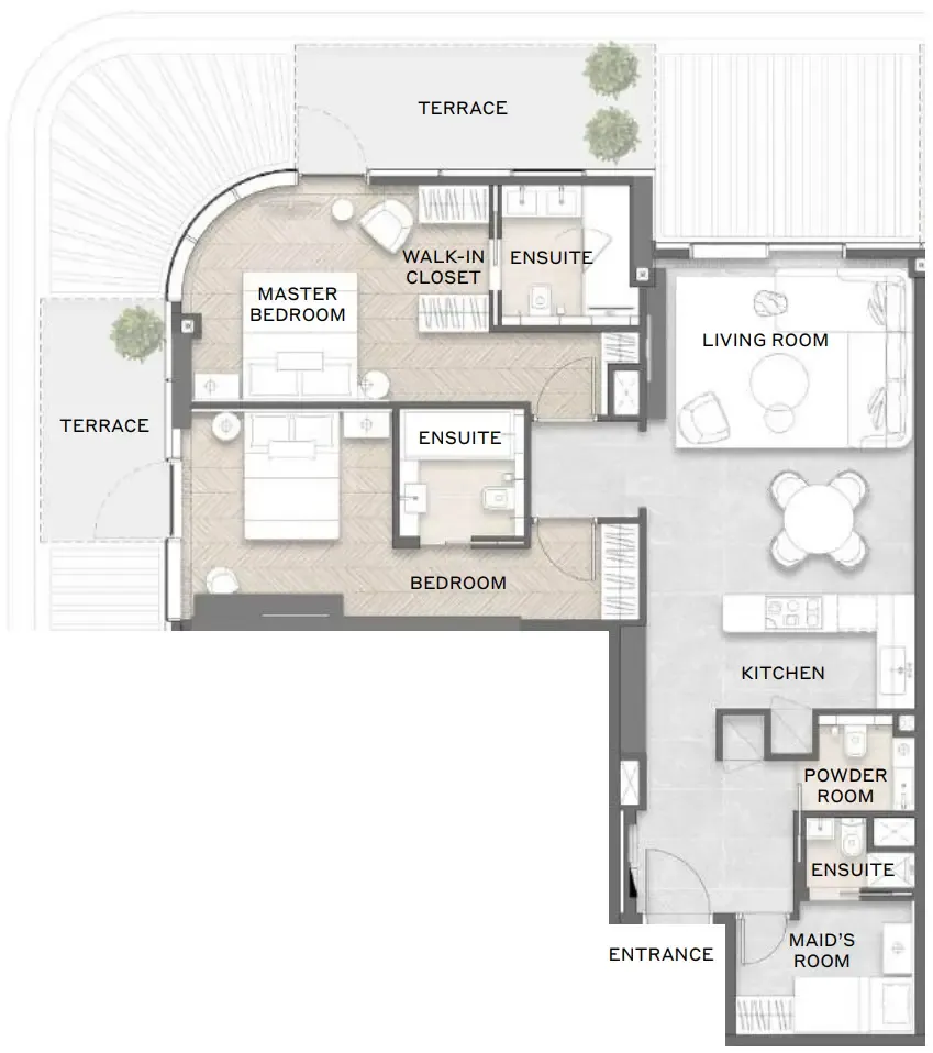 IQUNA Properties Avida Residences floor plan