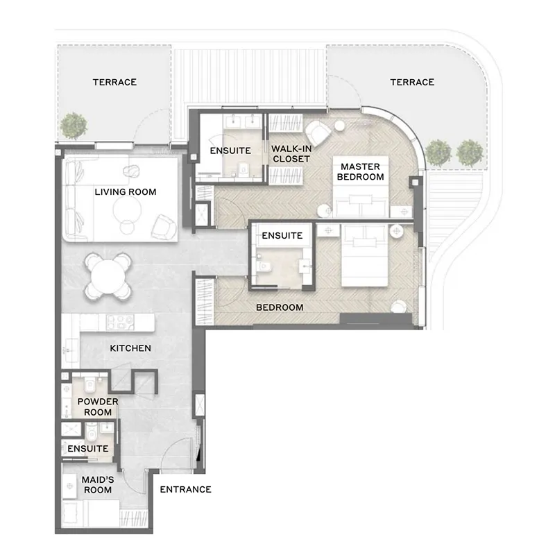 IQUNA Properties Avida Residences floor plan