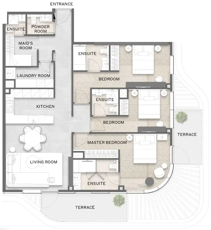 IQUNA Properties Avida Residences floor plan