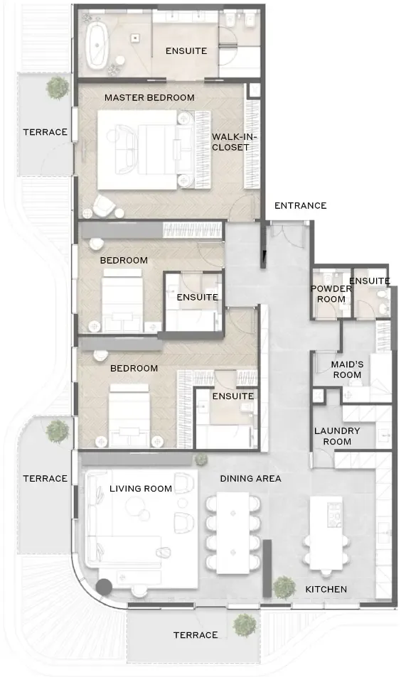 IQUNA Properties Avida Residences floor plan