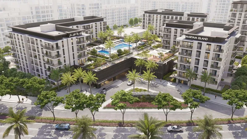 Exterior at Aysha Residences 1 and 2 in Maryam Island Sharjah
